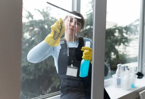 Nettoyage de vitres intérieures et extérieures à Lavigny